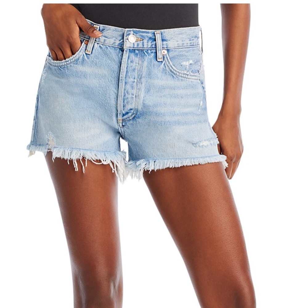 Women's Light Blue Denim Shorts